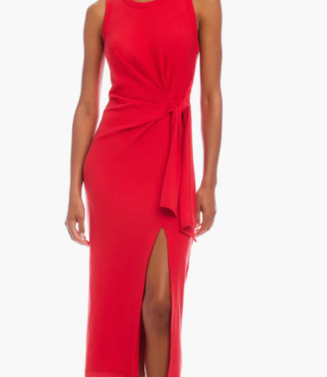 Maddie Side Knot Midi Dress